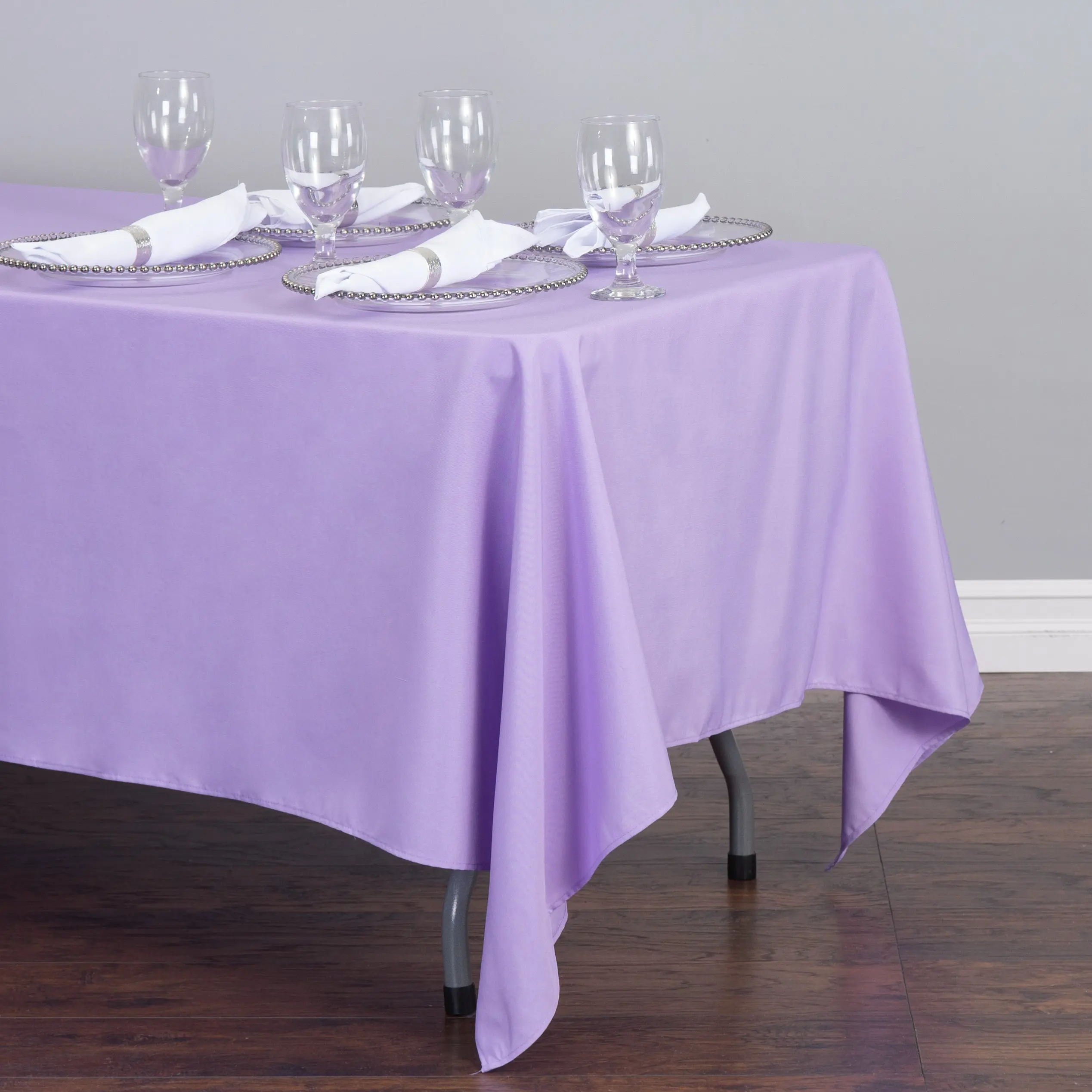 70x120in Rectangular Polyester Tablecloth - Classic, Anti-Shrink, Soft, Durable Satin Outdoor Table Accessory for Birthday Party Decorations, Party Decor Design, Foldable Large Outdoor Tablecloths, Home Use