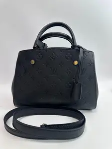 Pre-owned Louis Vuitton canvas Shoulder Bags LV Montaigne BB Bag Monogram Leather【Senza 2】