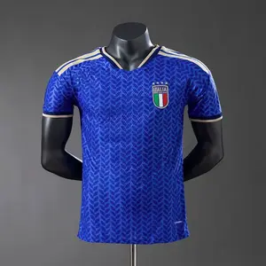 Italy 2026 Home Player Version Jersey,With exquisite embroidery and leather logo on the chest. NOD