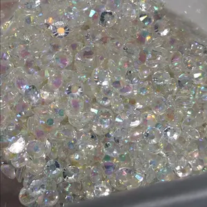 Transparent AB 4mm Resin Rhinestones-1oz