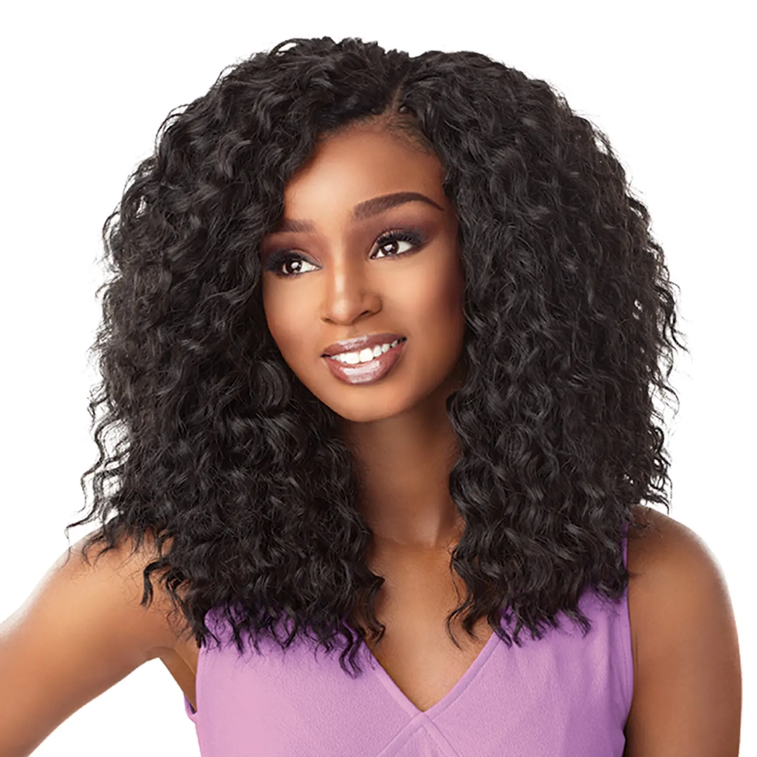 Sensationnel Pre-Braided Wig, Lulutress 3X Braid Out Style, 12-Inch Synthetic Crochet Braids with Soft Natural Curls, Pre-Looped, Synthetic Wigs, Braids Hairstyles
