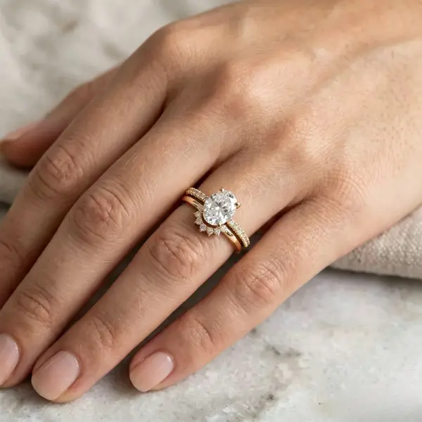 Women's Oval Ice Flower Cubic Zirconia Statement Ring - Female, Sizes 7&8, Sparkling Brilliance, Luxury Accent, Open Adjustable, Travel Friendly, Synthetic Alexandrite, Vintage Stylish Jewelry Gift for Valentine Engagement, Open Adjusted