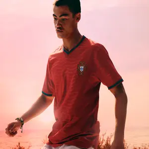 2026 Portugal Fans Red Soccer Jersey, Comfortable and Breathable Lightweight