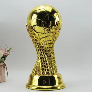 （Free shipping）School Sports meeting Football match best player trophy Golden Ball Football match souvenir 20 24 28cm