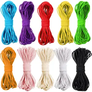109 Yards 2.0 mm Multicolor Beading Elastic Cord Thread Stretch String for Handmade DIY Crafting Sewing Bracelets Necklace Jewelry Making (Bright Color)
