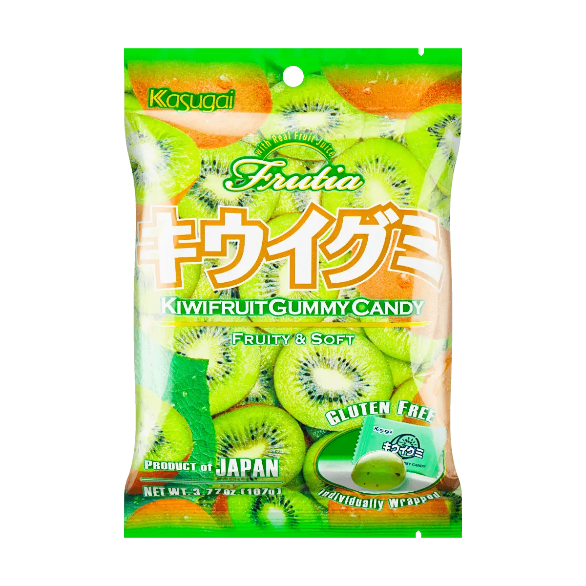 KASUGAI Kiwifruit Gummy Candy 3.77 oz
