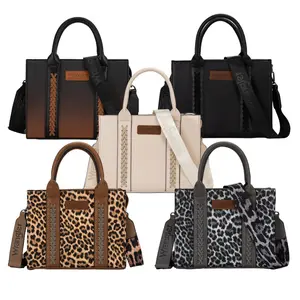 Wrangler Medium Tote Bag Top Handle Handbags Satchel Bag Women with Crossbody Strap