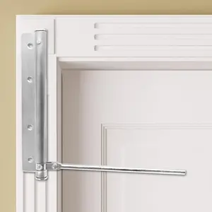Automatic Door Closer Black Spring Door Closers for , Stainless Steel Auto Doors Closer Self Closing Safety Screen Closers