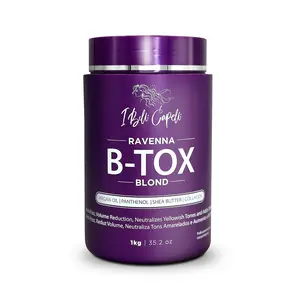I Belli Capelli Ravenna B-tox Blond Mask  Rejuvenation Anti-frizz 1kg/35.02 oz Argan Oil btox for hair Haircare Keratin Keratina Organica Deep Nourishing Repairing