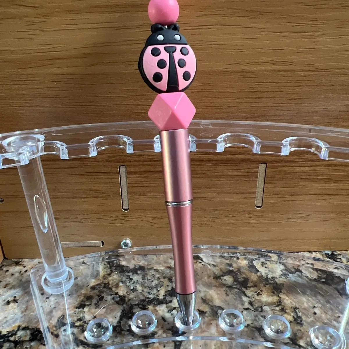 Pink Ladybug Pen