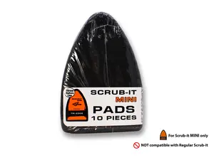 Scrub-It Mini Replacement Pads Black 10-Pack