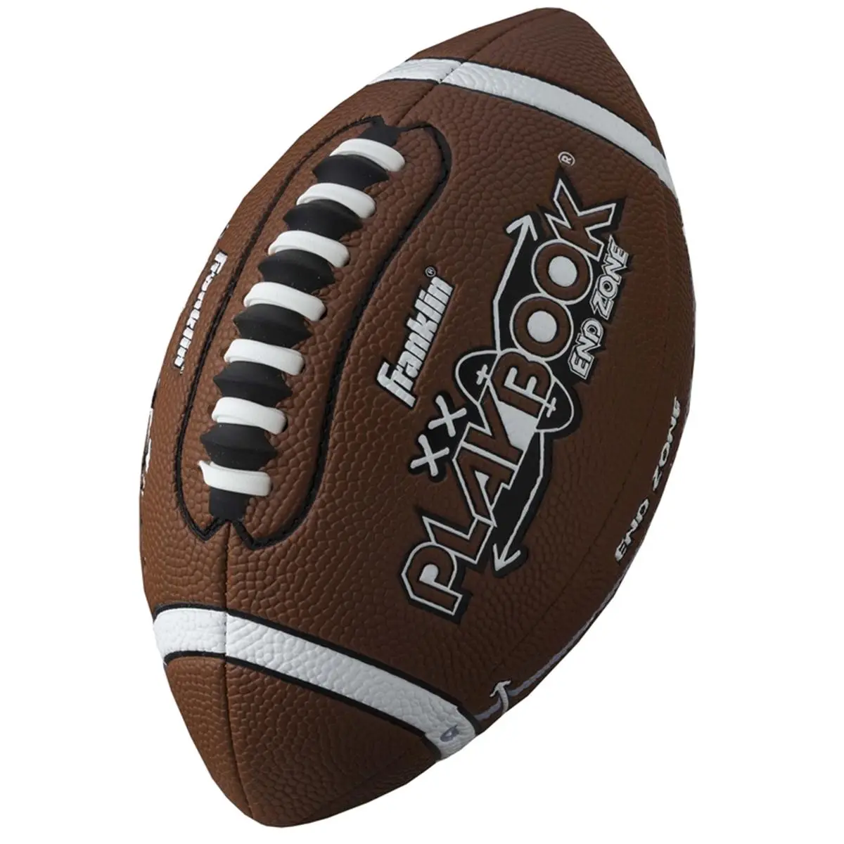 Franklin Playbook Mini Football for Kids, Durable PVC Construction, Youth Training Ball with Plays, Ages 3+, Assorted Colors