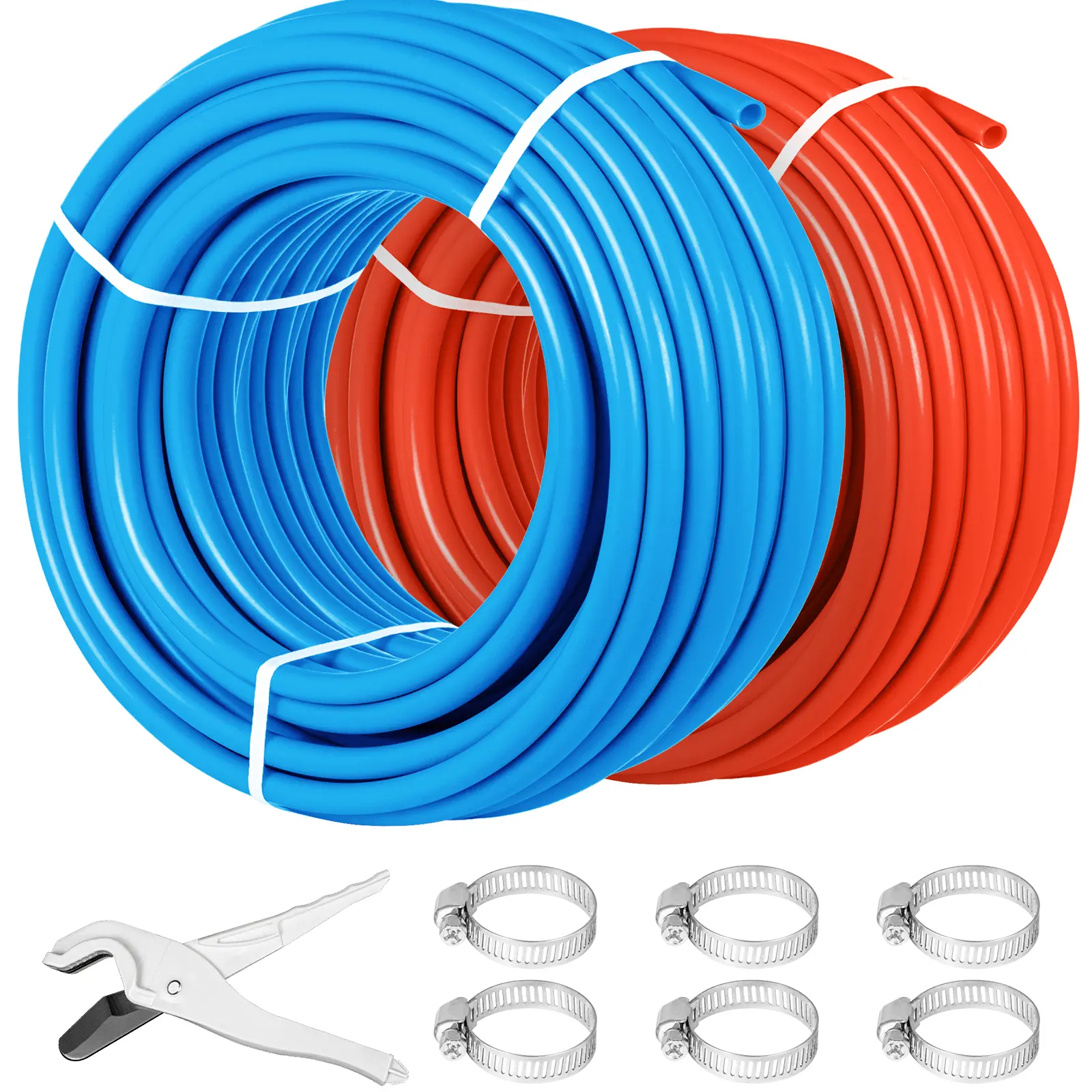 【DealsForYouDays】2 Rolls 1/2" x 300ft PEX Tubing for Potable Water Combo O2 Barrier
