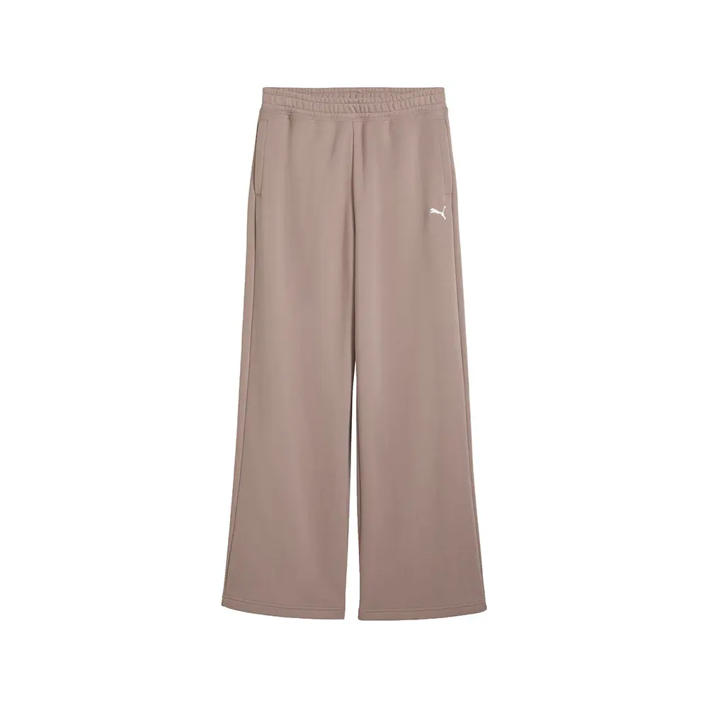 PUMA Womens Wardrobe Essentials Peach Touch Slouchy Sweatpants Casual - Beige