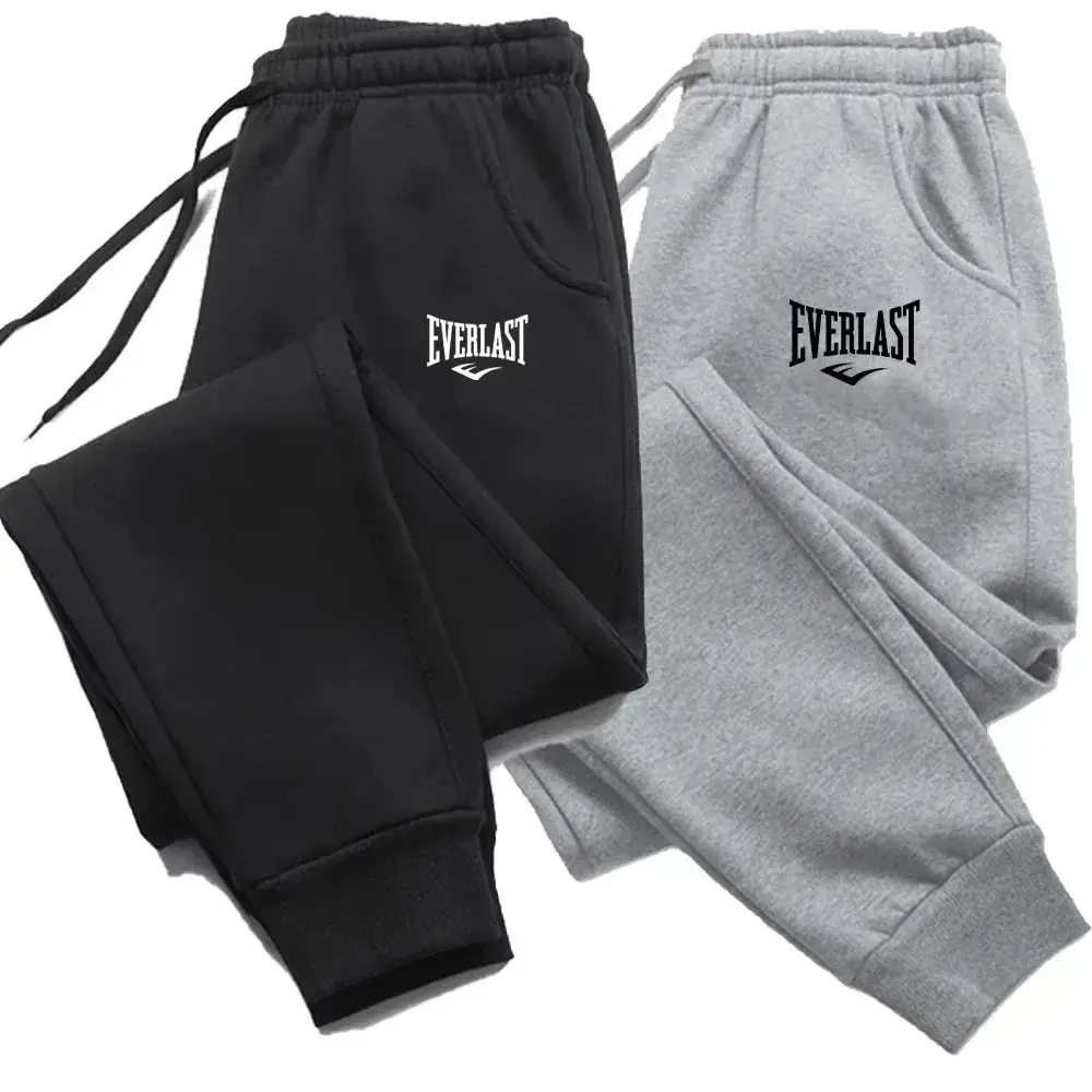 EVERLAST Printed Sporty Joggers for Men & Women, High-Quality Breathable Sweatpants for Running & Casual Wear, Style ZYWK003