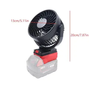 Fan For Milwaukee 18v Battery For M18 18V Battery Portable Fan Jobsite Fan