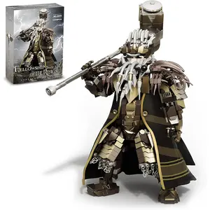 Dwarf King Model Building Blocks Set, Model Building Kit with Hammer Weapons, 1238 Pcs Creative Collectible Gift toy for 14+, Perfect for Home Decor & Gifts on Christmas, Halloween, Valentine's Day, New Year