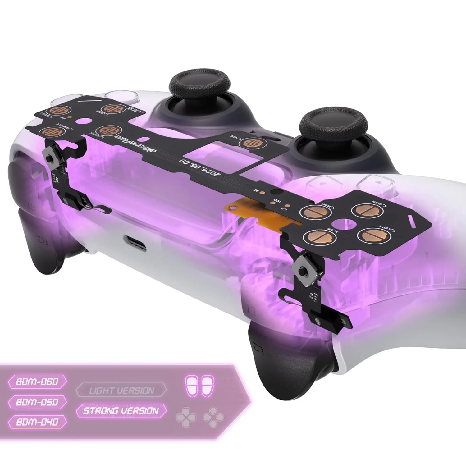 eXtremeRate Tactile Clicky Hair Trigger Kit V2 - Ergonomic Micro Switch for PS5 Gaming Controller BDM-040 050 060 Shoulder Buttons, Combined Switch Design, 3M Cycles Lifespan, Gaming & Game Console Accessories, Gamer Stuff