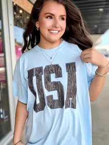 CAMO USA TEE | CHAMBRAY