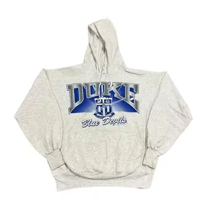 Vintage Duke Blue Devils Sweatshirt Hoodie 90s NCAA University Shirt Cotton Menswear Sweatshirt, Hoodie, Comfort Colors