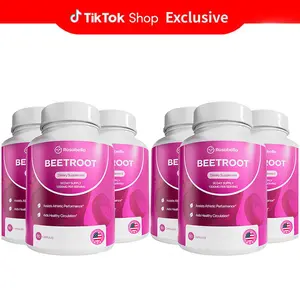6 Bottles of Rosabella Organic Beetroot Capsules (1300mg) for Blood Flow & Heart Health
