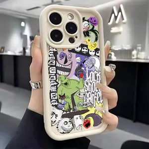 The Nightmares Before Christmas Phone Case Suitable for iPhone 17 16e 16 15 14 13 12 11 Mini Pro Max Air X XR XSMAX 8 7 Plus Anti Fall Soft TPU Back Cover