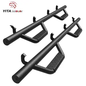 YITAMOTOR Running Boards Replacement for 2022-2025 Toyota Tundra CrewMax Cab, Carbon Steel Side Steps Nerf Bars Rails (Only for Truck w/ 2X 3/4 Size Rear Doors) Heavy Duty Aluminum Running Boards