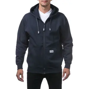 Pro Club Men's Heavyweight Full Zip Fleece Hoodie Menswear Zipper
