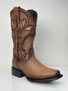 Cuadra Women's Light Brown Western Rodeo Bovine Boot