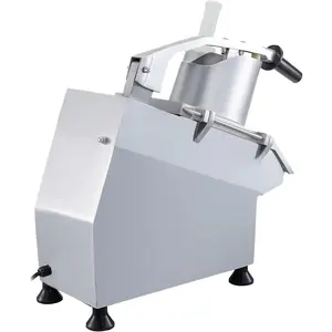 VEVOR Commercial Food Processor 2 Feeding Holes, 550W Electric Vegetable Slicer 1600 RPM, Stainless Steel Vegetable Processor Detachable 6-blades, 3mm/4mm/7mm Shred, 2mm/4mm SliceVEVOR Super Brand Day