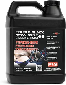 P & S PROFESSIONAL DETAIL PRODUCTS Finisher Peroxide Treatment – Odor & Stain Eliminator, Breaks Down Organic Residue, Reduces Re-Soiling, No Chemical Residue - 1 Gallon