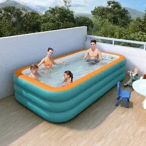 Inflatable Swimming Pool, Large Outdoor Family Water Pool, Thick Plastic Baby Bathing Pool, Home Use, Swimming Pool Portable, Kiddie Swimming Pool