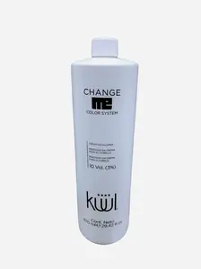KUUL Color System Change Me Permanent Color Kit, Alcohol-Free Cream Form Hair Dye Peroxide, 10 Vol (3%) 870 ml (30 Fl Oz) Haircare, Color Protection