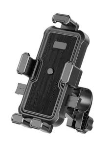 Universal Phone Holder for Motorcycles Bikes Electric Scooters Handlebar Mount Navigation Compatible with iPhone Samsung Google Smartphones Motorcycle Accessories