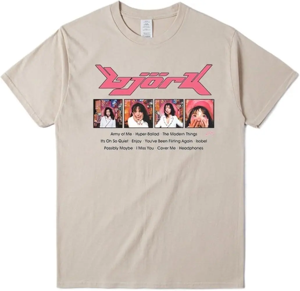 Björk Hyperballad Inspired Shirt, Alternative Pop Graphic Tee, Indie Music Fan Gift, Vintage Concert Style T-Shirt