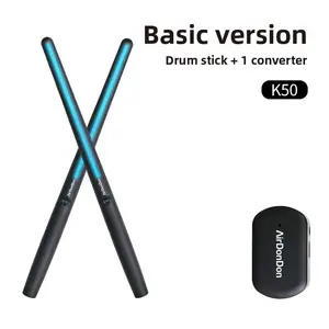 Air Drum Set Body Sensing Drum Set Sensing Invisible Black Technology Percussion Instrument Entertainment Jazz Drum Easy to Carry Percussion Instrument