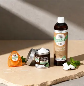 The Perfect Whitening Bundle- Dentist Designed Non Fluoride Nano-Hydroxyapatite Powdered Toothpaste Kit for the BEST Natural Whitening! Premium Oral Care Kit with Organic Coconut Oil & Xylitol for Brighter Teeth! Exclusive Bundle for Ask the Dentist Live!