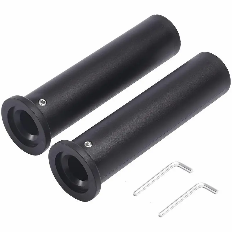 2pcs Heavy-Duty Nylon Barbell Sleeve Collars | 1-Inch to 2-Inch Weight Plate Adapter with Removable End Caps, Suitable for Standard Bars, Ideal for Strength Training, Lifting, Gym Equipment, Color:
