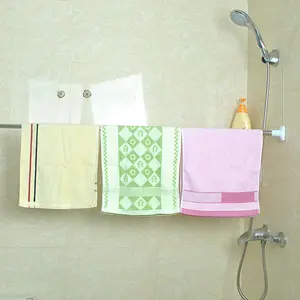 50-80Cm Premium Stainless Steel Telescopic Curtain Rod Strong Spring Tension Support No Damage to Walls Shower Bath Closet