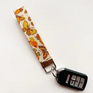 Trinity’s Butterflies Keychain Wristlet, Key fob, Car Key Accessory