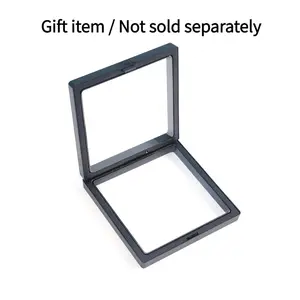 Jewelry box, silver polishing cloth, PVC bag - provided as free accessories, not sold separately.