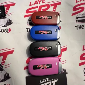 Red , Pink , blue , black RT Srt Hellcat Key Fob shell for Dodge Charger, Challenger or 300 with 3D R/T Logo (for 5.7L R/T Models)