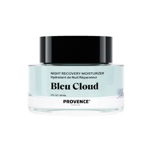 Bleu Cloud Night Recovery Moisturizer | Overnight Hydrating Face Cream with Peptides + Shea Butter, 2 fl oz / 60ml