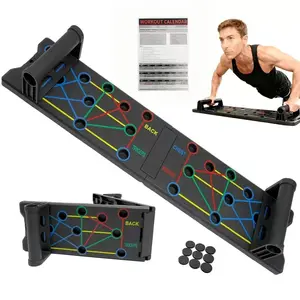 Multifunctional Push-Up Board Training System, Heavy-Duty Home Gym Equipment, Non-Slip Surface, Core Chest Arm Leg Back Workout, Unisex, Home Fitness Equipment