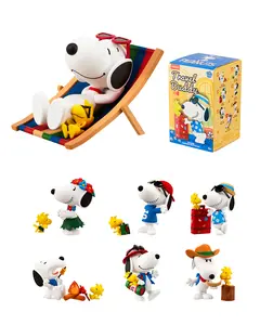 Snoopy Peanuts Travel Buddies Collectible Figure Blind Box,Surprise Collectible Toy Figure, Cute Peanuts Gang Journey Themed Mini Toys,3" Tall, Perfect for Car Dash, Desk Decor and Gifts,Holiday Gifts Birthday Gift Summervibes