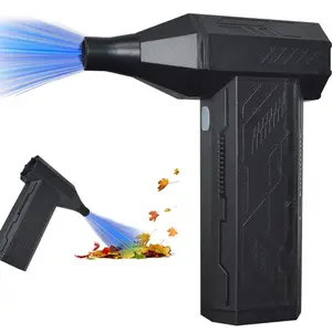 Powerful Turbine Fan Cordless Handheld Blower, Rechargeable 8000mah Battery, Durable for Snow Removal, Leaf Blowing, Dust Cleaning, BBQ Ventilation