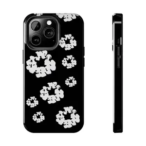 Black Denim Tears Wreath Vintage Phone Case, Tough Protective Cover For iPhone 17 16 15 14 13 12