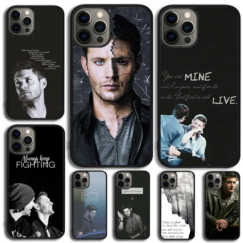 Dean Winchester Supernatural Smartphone Back Cover Accessories - Heavy-Duty Protection, Anti-Drop, Shockproof, Eco-Friendly, Contemporary Art Multi-Materials Durable Case for Various Models iPhone 17,16 Pro Max,15,14 Plus,13,12,11