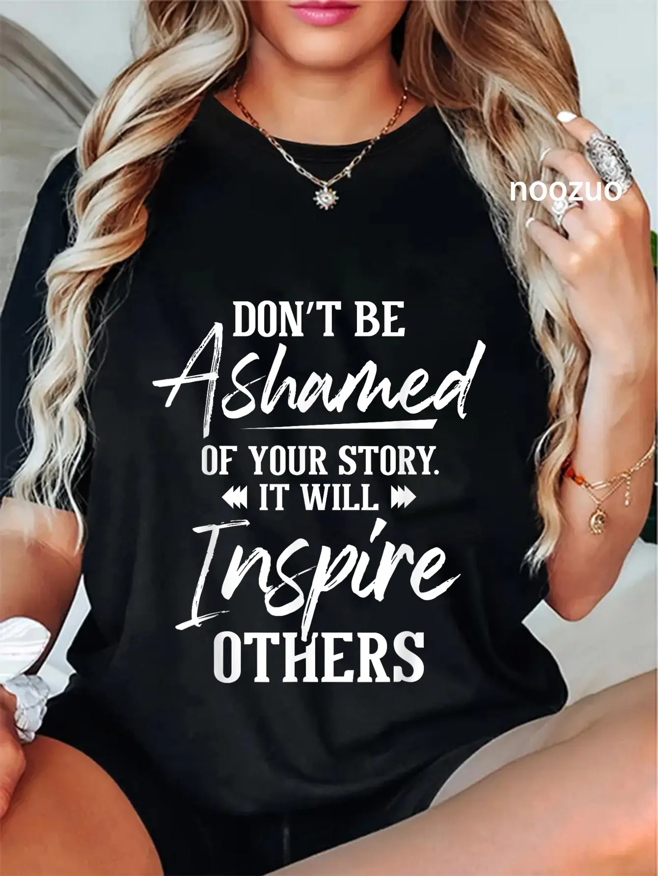 100% Cotton Don't Be Ashamed - Sobriety Anniversary Sober AA NA Recovery T-Shirt
