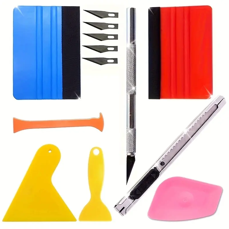 Window Tinting Kit with Installation Tools - Peel & Stick Application, Felt Edge Trimmers & Corner Protectors, Complete Auto Accessories Set for Enhanced Privacy and Protection, Car Window Tinting Kits, Automotive